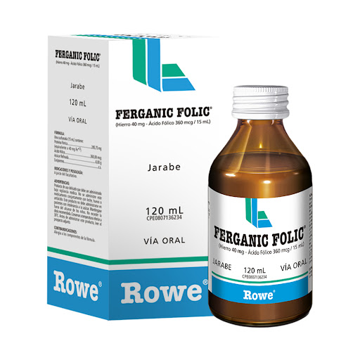 FERGANIC FOLIC HIERRO ACIDO FOLICO JBE 120ML